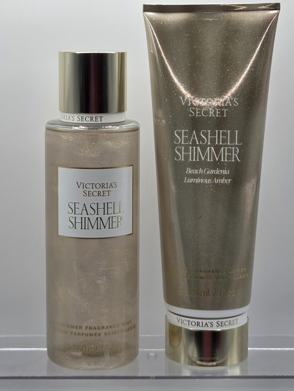 Victoria's Secret Seashell Shimmer Fragrance Mist & Lotion Set